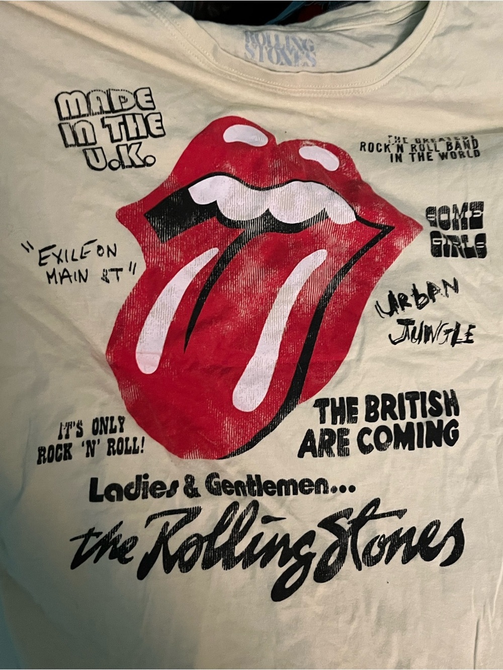 the Rolling Stones Official Super Soft Graphic Tee